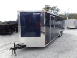 Enclosed Trailer 8.5' X 24' Indigo Blue Equipment Hauler Storage -Tool Comprehensive sam 4908 1