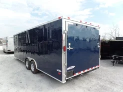 Enclosed Trailer 8.5' X 24' Indigo Blue Equipment Hauler Storage -Tool Comprehensive sam 4920 1