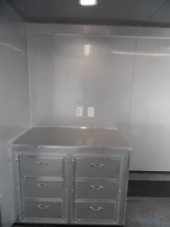 Enclosed Trailer 8.5' X 36' Silver Frost Equipment Motorcycle Hauler Storage -Tool Comprehensive sam 5724