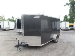 Enclosed Trailer 7'x12' Single Axle 3500 Lbs V-Nose Storage 8 Enclosed Trailer 7'x12' Single Axle 3500 Lbs V-Nose Storage -Tool Comprehensive sam 8249