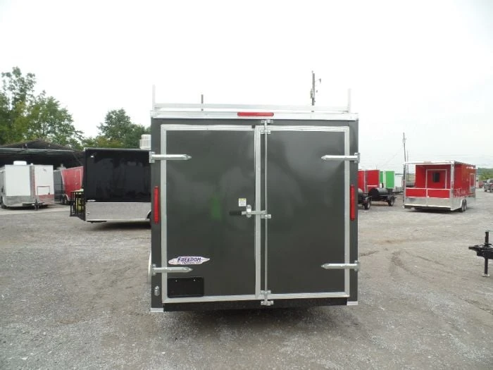 Enclosed Trailer 7'x12' Single Axle 3500 Lbs V-Nose Storage 6 Enclosed Trailer 7'x12' Single Axle 3500 Lbs V-Nose Storage - Image 6