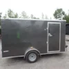 Enclosed Trailer 7'x12' Single Axle 3500 Lbs V-Nose Storage