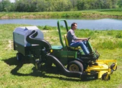 Trac Vac 865 Lawn Mower Bagger Vacuum Pull Behind 8 Hp Briggs