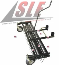 JRCO 471 Series 60" Tine Rake Dethatcher W/o Mount Bar 47160