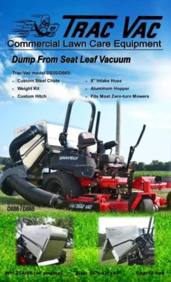 Trac Vac Dump From Seat 14" Impeller With A 6.5 Hp Honda