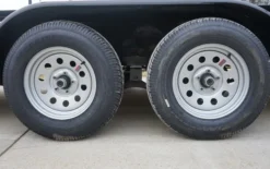 6.4x16 Straight Deck Tandem Utility Trailer 4.5ft Ladder Racks -Tool Comprehensive trailer 5.3