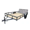 Utility Trailer 6.4'x12' Reinforced Dovetail Gate Mower